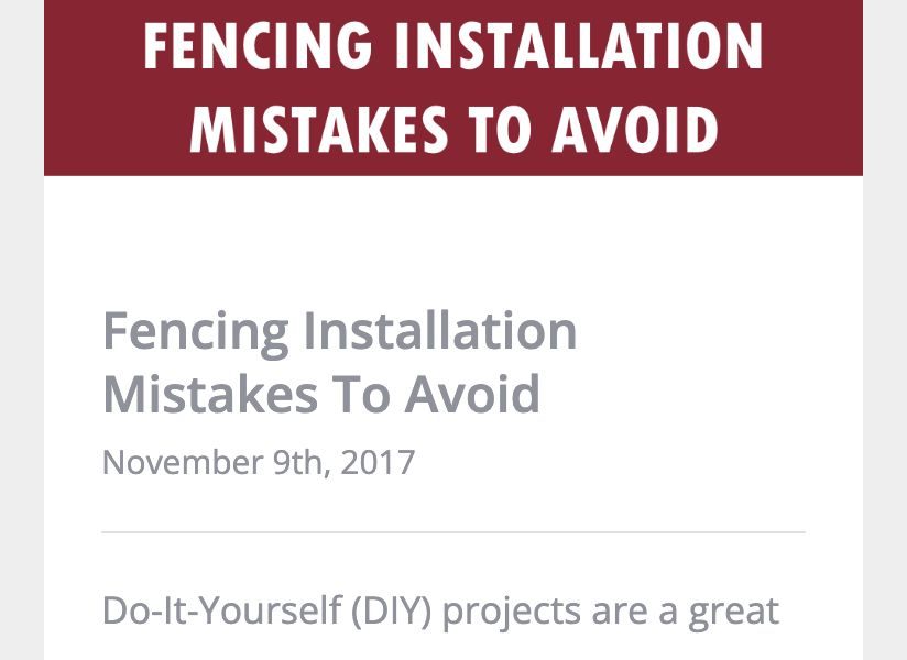 Screenshot: The newest thing on your homepage is from 2017.